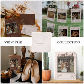 Boho minimalist Botanicals Terracotta Wedding RSVP