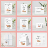 Herfstbloemen & Houten Bord Bedankdoosjes