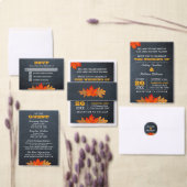 Chalkboard Leaves Eet Drink en ga trouwen Servet (Personaliseer de collectie van deze zelfstandige maker.)