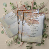 Herfst verlaat rustieke bruiloft gastenboek (Personaliseer deze collectie van deze onafhankelijke maker. Test)