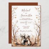 Herfst rustieke herten bruiloft Collectie Servet