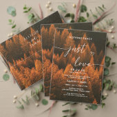 Autumn Woods Minimalist Etiket (Personaliseer deze collectie van deze onafhankelijke maker. Test)