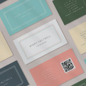 AVERY Rustic Donkergroene Boho Bar Menu QR Code Reclamebord Met Voetstuk