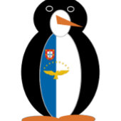 Azoren praten Ms Penguin gepersonaliseerd Papieren Bordje