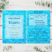 Azure Turquoise Blue Water Reflection Minimalism Ronde Sticker (Personaliseer de collectie van deze zelfstandige maker.)