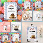 Baby & Brunch Blue Aardbeienpannenkoeken Baby show Kaart