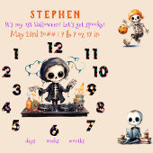 Halloween Boo Spooky Skeletons Kostuum Baby shower Servet