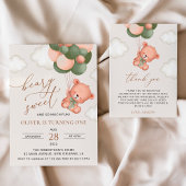 Baby Beer, groene ballonnen, eerste verjaardag Sparkling Wijnetiket