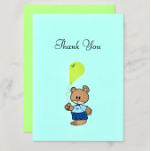 Teddy beer jarig kaart