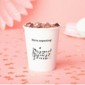 Liefde vogels, zwangerschap, aanpasbaar servet