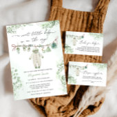 Babykleding Boho Green Hoe groot is de buik van ma Informatiekaartje