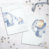 Elephant Baby shower Spandoek