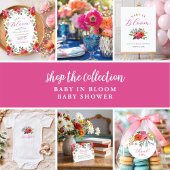 Baby in Bloom Bright Floral zwangerschapsaankondig Romper