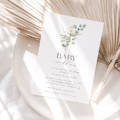 Baby in Bloom Neutraal Baby shower Welkom Poster