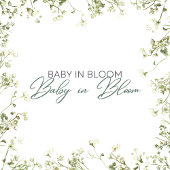 Baby in Bloom - Registratiegegevens - Groen Informatiekaartje
