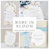 Baby in Bloom Lente Zomer Bloemen Baby shower Servet