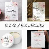 Budget Baby's in Bloom Baby shower Uitnodiging