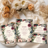 Baby in Bloom Spring Wildflower Diapper Raffle Informatiekaartje