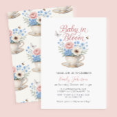 Baby in bloei Baby shower uitnodiging