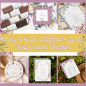 Waterverf Tuin Bloemen Baby shower Dank u Ronde Sticker