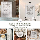 Baby is Brewing Coffee Pot  Informatiekaartje