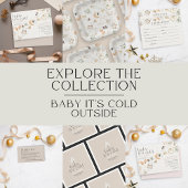 Minimalistisch Gender Neutraal Taupe Boek voor Bab Informatiekaartje