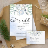 Winter hoe groot is mama's buik informatiekaartje