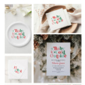 Retro Baby het is koud Buiten Dank u Bedankkaart