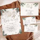 Baby Het is koud buiten het Baby shower van de win Etiket