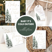 Baby It's Cold Outside Winter Babyshower Sticker