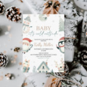 Winter Wonderland Kaart en geschenken Tafelteken Poster