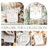 Koude Buiten Clothest Line Baby shower Bar Poster