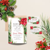 Baby zijn koude Baby shower buiten de winter Papieren Bekers