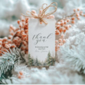 Baby zijn koude Baby shower buiten de winter Cadeaulabel