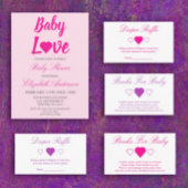 Baby Love Heart Baby shower Spandoek