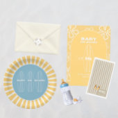 Surven Board Baby shower Custom Genderneutraal Spandoek