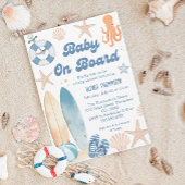 Kust Baby shower Hoe groot is haar buik Poster