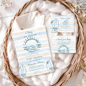 Baby aan boord Baby shower register Informatiekaartje