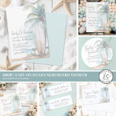 Strand Baby Shower Retouradres Etiket