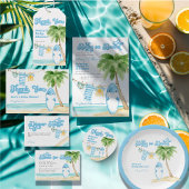 Baby aan boord Surfing Boy Baby shower Poster