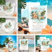 Baby aan boord Tropisch Surf Neutraal Baby shower Poster