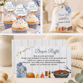 BBQ Baby Shower Luier Raffle Informatiekaartje