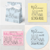 Big Little Shower New Baby Shower Favor Post-it® Notes