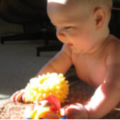 Baby shower echo meisje roze dank u. briefkaart