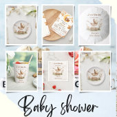 Baby Carriage Baby shower Paper Bord
