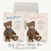 Baby shower Bedankt Schattigee teddybeer Ronde Sticker