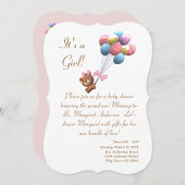 Aangepast Beer en ballonnen Bedankdoosjes