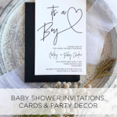 Gepersonaliseerde Baby shower Prediction Kaarten
