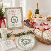 Lint Kerst Baby Shower Lint