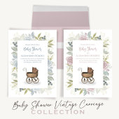 Florence  Carriage QR Code Cute Social Media Kaart